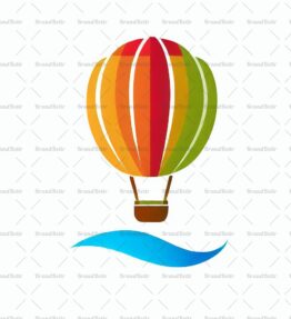 Reisender Heißluftballon